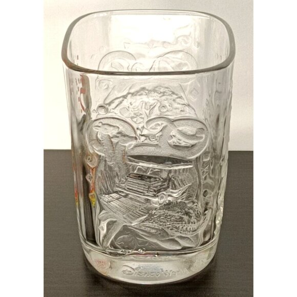 Walt Disney World 2000 Mickey Mouse Safari Square Glass Animal Kingdom NEW - Picture 4 of 7